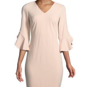 MID SLEEVE SCUBA DRESS